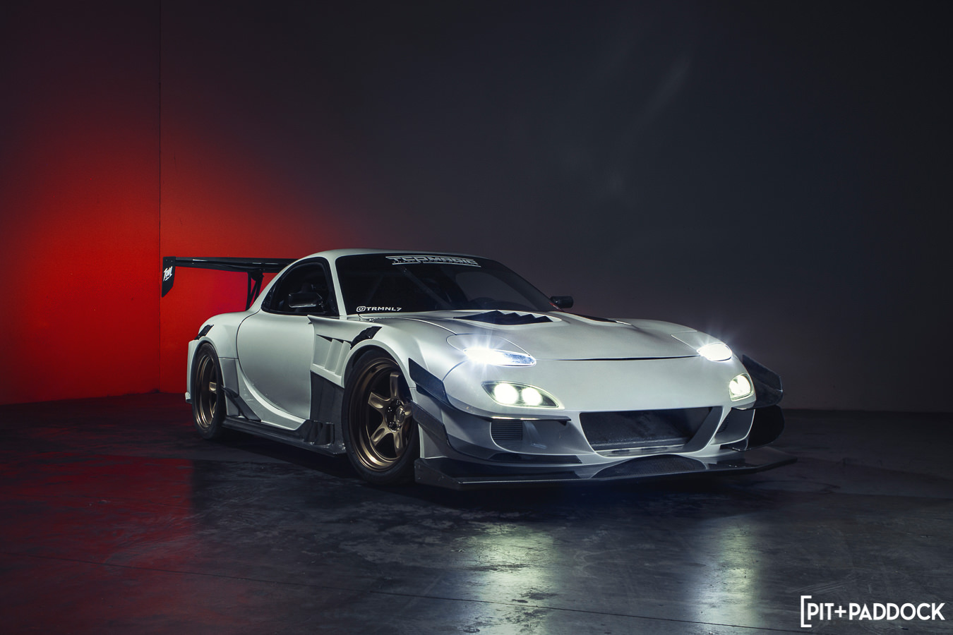 Mazda RX-7 With 700hp 13B-REW Shoots Flames For Inaugural Poster Shoot