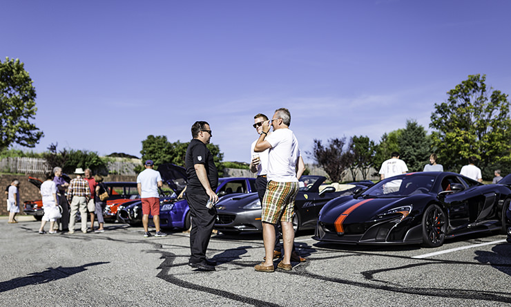 Exotic Machines and Domestic Muscle Unite At West Chester Cars & Coffee