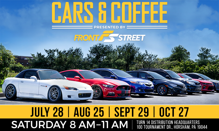 We’re Hosting Cars & Coffee at Turn 14 Distribution!