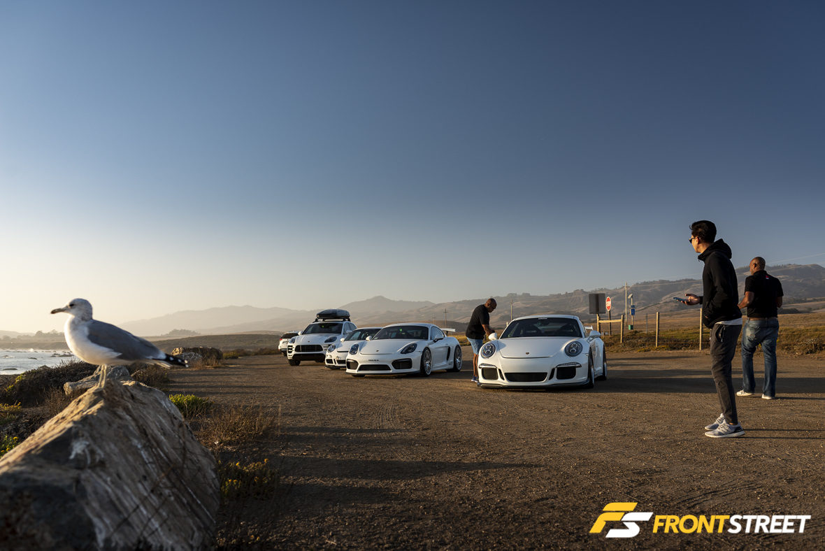 Rennsport Reunion Road Rally: The Akrapovič Booth Cars Cruise Up The West Coast