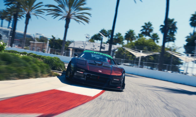 K-Swapped and Turbocharged Acura NSX Races At Long Beach GP