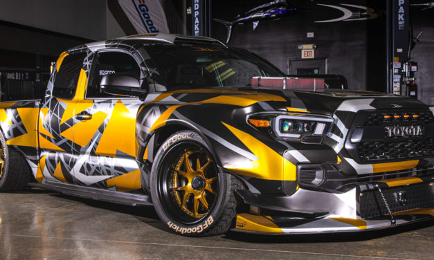Widebody 2019 Toyota Tacoma Unleashes 900hp of TRD NASCAR V8 Fury