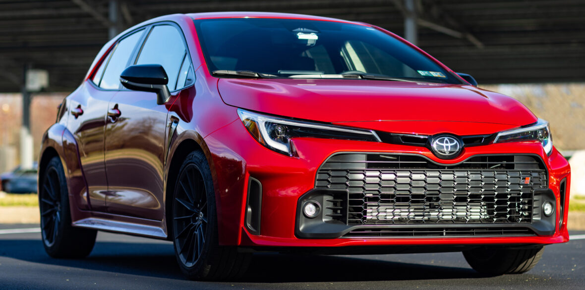 Supersonic Red Shows its Dynamic Range on the New GR Corolla Core