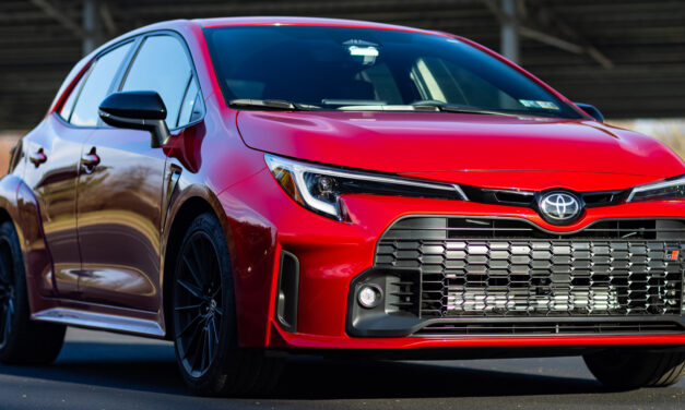 Supersonic Red Shows its Dynamic Range on the New GR Corolla Core