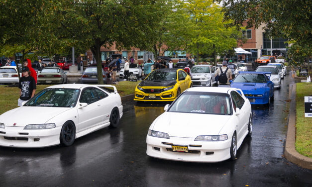 Despite Heavy Rainfall, the First Sunday Edition of Cars+Coffee Brings Out the Heat