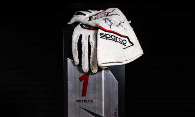 Dai’s Autographed Race-Winning TC America Sparco Gloves Could Be Yours