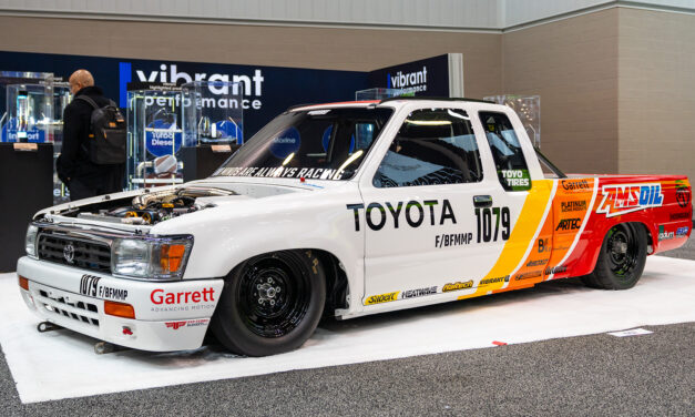 How This Toyota Hilux Went From Garbage Hauler to Full-Blown Bonneville Bomber