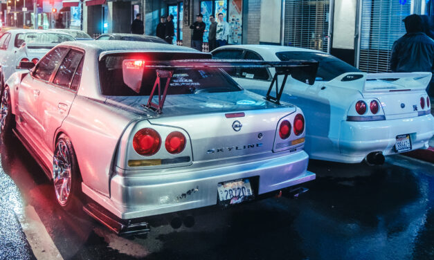 Nissan GT-Rs Pack the Streets of LA for Bowls Little Tokyo Skyline Meeting