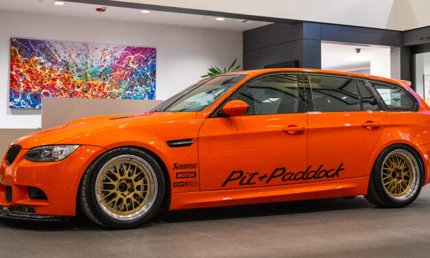 The Pit+Paddock x Bilstein E91 GTS Lands in the UK as its European Tour with CSF Begins